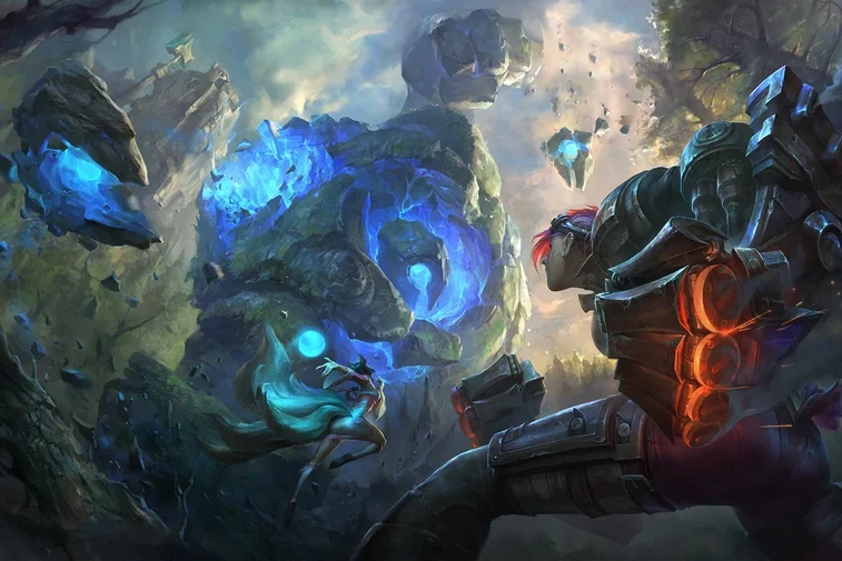 LoL Battle Vi and Blue Sentinel LoL Battle Vi and Blue Sentinel